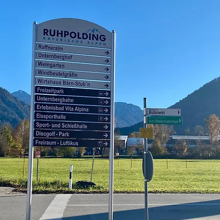 Mit Bergblick Kostenloser Parkplatz, Wlan, Tv, Einbaukueche Ruhpolding